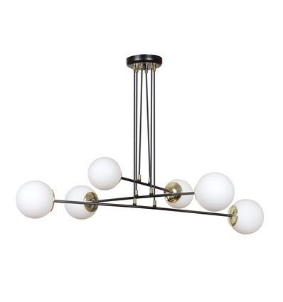 Ognis 6 Sort pendellampe - Ø15 cm, E27, 230V, uden lyskilde