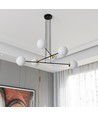 Ognis 6 Sort pendellampe - Ø15 cm, E27, 230V, uden lyskilde