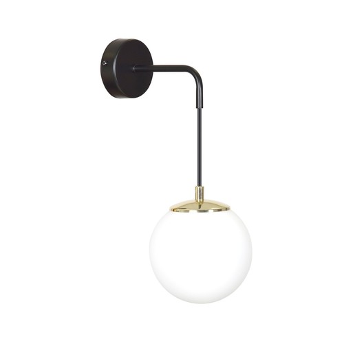 Ognis K1 Sort væglampe - Ø15 cm, E27, 230V, uden lyskilde