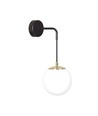 Ognis K1 Sort væglampe - Ø15 cm, E27, 230V, uden lyskilde
