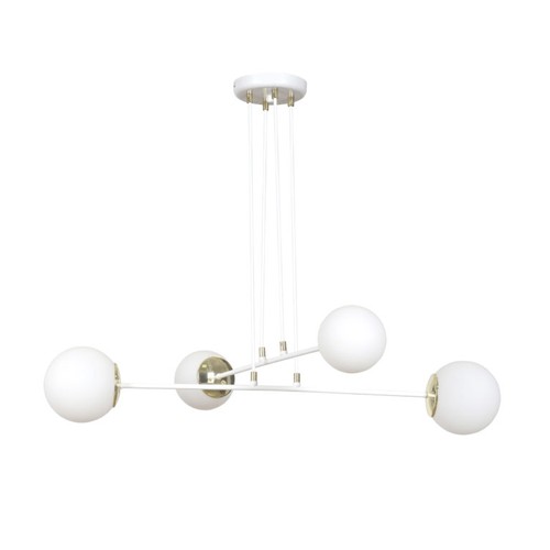 Ognis 4 Hvid pendellampe - Ø15 cm, E27, 230V, uden lyskilde