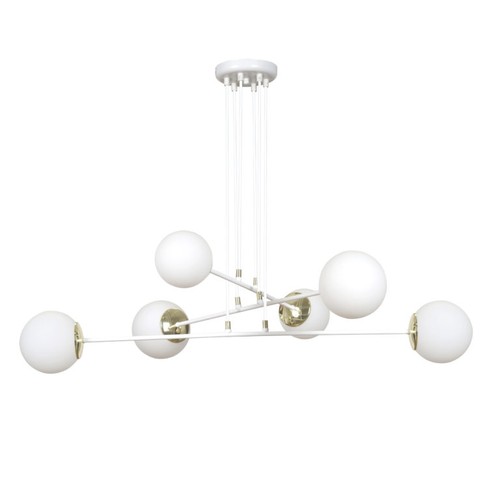 Ognis 6 Hvid pendellampe - Ø15 cm, E27, 230V, uden lyskilde