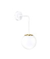 Ognis K1 Hvid væglampe - Ø15 cm, E27, 230V, uden lyskilde