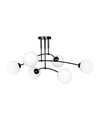 Pregos 6 Sort loftslampe - Ø15 cm, E14, 230V, uden lyskilde