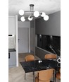 Pregos 6 Sort loftslampe - Ø15 cm, E14, 230V, uden lyskilde