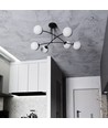 Pregos 6 Sort loftslampe - Ø15 cm, E14, 230V, uden lyskilde