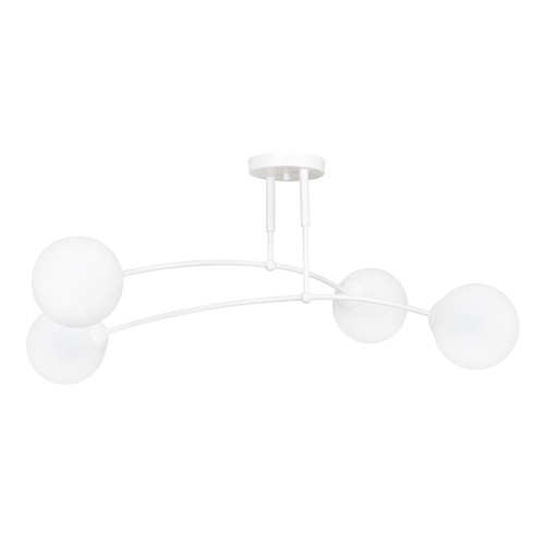 Pregos 4 Hvid loftslampe - Ø15 cm, E14, 230V, uden lyskilde