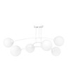 Pregos 6 Hvid loftslampe - Ø15 cm, E14, 230V, uden lyskilde