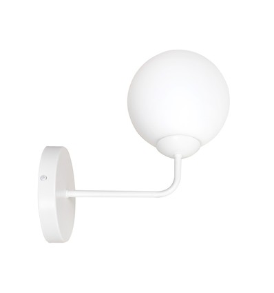 Pregos K1 Hvid væglampe - Ø15 cm, E14, 230V, uden lyskilde