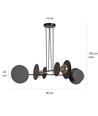 Idea 4 Sort pendellampe - E27, 230V, uden lyskilde