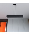 Gentor 4 Sort pendellampe - E27, 230V, uden lyskilde