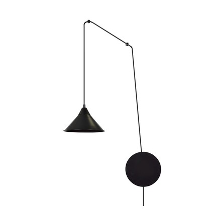 Abramo 1 Sort pendellampe - E27, 230V, uden lyskilde