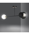 Minerva 2 Sort loftslampe - Ø15 cm, E27, 230V, uden lyskilde