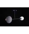 Minerva 2 Sort loftslampe - Ø15 cm, E27, 230V, uden lyskilde