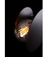 Minerva 2 Sort loftslampe - Ø15 cm, E27, 230V, uden lyskilde