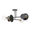 Minerva 4 Sort loftslampe - Ø15 cm, E27, 230V, uden lyskilde