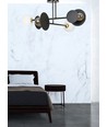 Minerva 4 Sort loftslampe - Ø15 cm, E27, 230V, uden lyskilde