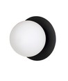Minerva K1 Sort væglampe - Ø15 cm, E14, 230V, uden lyskilde