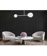 Minerva 2 Hvid loftslampe - Ø15 cm, E27, 230V, uden lyskilde