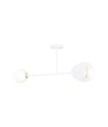 Minerva 2 Hvid loftslampe - Ø15 cm, E27, 230V, uden lyskilde
