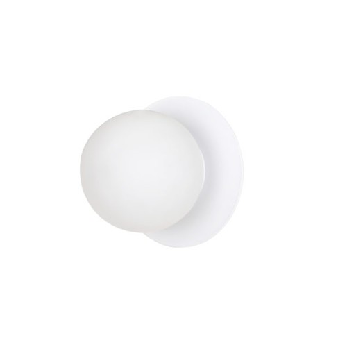 Minerva K1 Hvid væglampe - Ø15 cm, E14, 230V, uden lyskilde