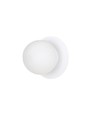 Minerva K1 Hvid væglampe - Ø15 cm, E14, 230V, uden lyskilde