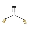 Verno 2 Sort loftslampe - GU10, 230V, uden lyskilde