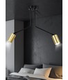 Verno 2 Sort loftslampe - GU10, 230V, uden lyskilde