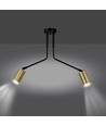 Verno 2 Sort loftslampe - GU10, 230V, uden lyskilde