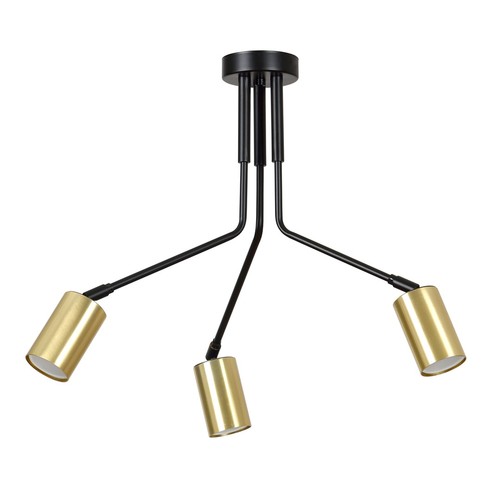 Verno 3 Sort loftslampe - GU10, 230V, uden lyskilde