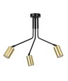 Verno 3 Sort loftslampe - GU10, 230V, uden lyskilde