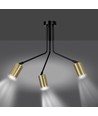 Verno 3 Sort loftslampe - GU10, 230V, uden lyskilde