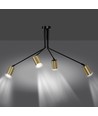 Verno 4 Sort loftslampe - GU10, 230V, uden lyskilde