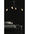 Verno 4 Sort loftslampe - GU10, 230V, uden lyskilde