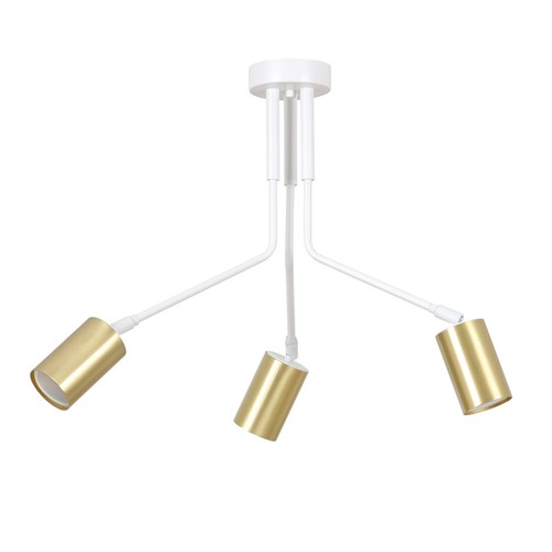 Verno 3 Hvid loftslampe - GU10, 230V, uden lyskilde