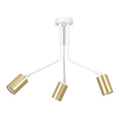Verno 3 Hvid loftslampe - GU10, 230V, uden lyskilde