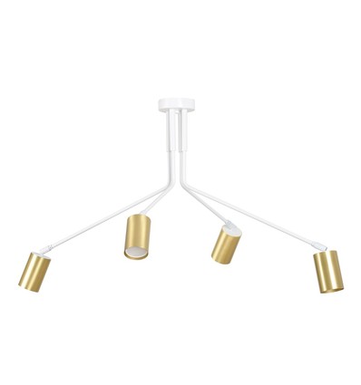 Verno 4 Hvid loftslampe - GU10, 230V, uden lyskilde