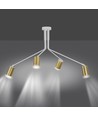 Verno 4 Hvid loftslampe - GU10, 230V, uden lyskilde