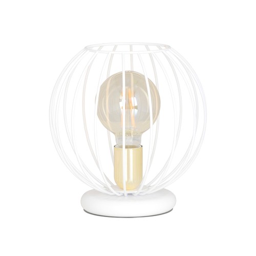 Albio LN1 Hvid bordlampe - E27, 230V, uden lyskilde