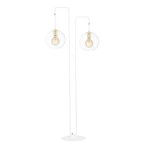 Albio LP2 Hvid gulvlampe - E27, 230V, uden lyskilde