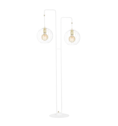 Albio LP2 Hvid gulvlampe - E27, 230V, uden lyskilde