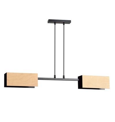 Zaper 2 Sort pendellampe - E27, 230V, uden lyskilde