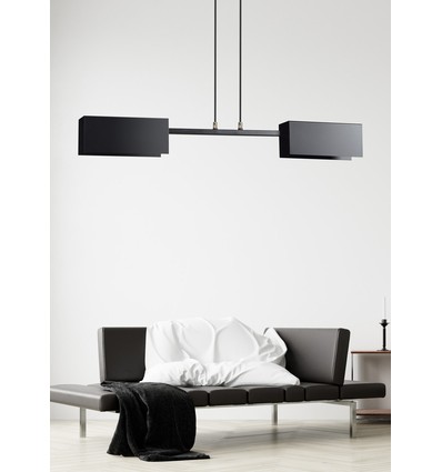 Tolos 2 Sort pendellampe - E27, 230V, uden lyskilde