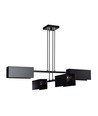 Tolos 4 Sort pendellampe - E27, 230V, uden lyskilde