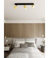 Zen 3 Sort loftslampe - GU10, 230V, uden lyskilde