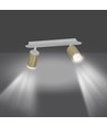 Zen 2 Hvid loftslampe - GU10, 230V, uden lyskilde