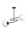 Selbi 2 Sort loftslampe - Ø15 cm, E14, 230V, uden lyskilde
