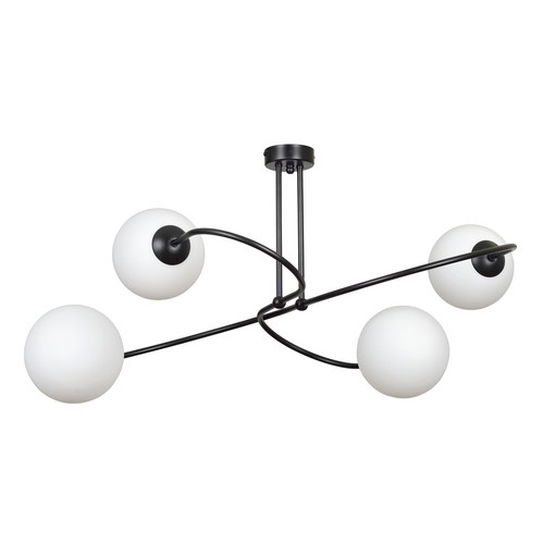 Selbi 4 Sort loftslampe - Ø15 cm, E14, 230V, uden lyskilde