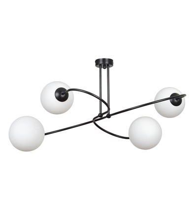 Selbi 4 Sort loftslampe - Ø15 cm, E14, 230V, uden lyskilde