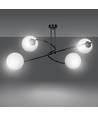 Selbi 4 Sort loftslampe - Ø15 cm, E14, 230V, uden lyskilde